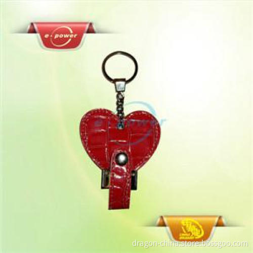 E-Power 128GB Heart Shaped USB Flash Drive Leather U793